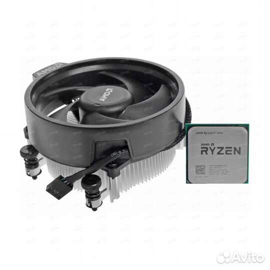 Б/У Процессор + Охлаждение BOX AMD Ryzen 5 2600 AM