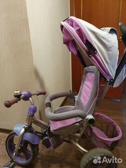 Детский велосипед-коляска
