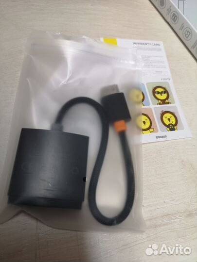 Качественный переходник hdmi на vga Baseus