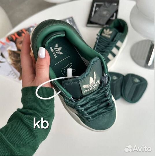 Кроссовки Adidas Campus Bad Bunny Green