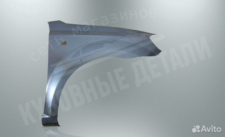 Крыло Chevrolet Авео Т250 в цвет кузова
