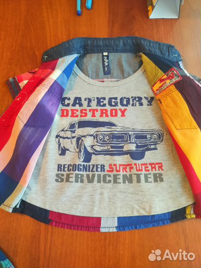 Костюм шорты и рубашка