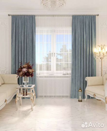 Комплект штор бархат новые
