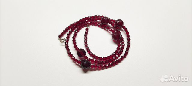 Натуральные гранатовые бусы Чехословакия СССР купить в Санкт-Петербурге ...