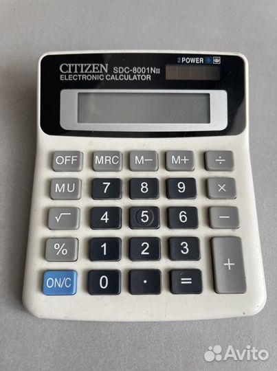 Калькулятор Citizen SDC-8001NII