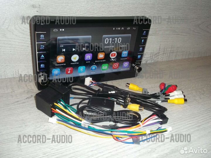 Магнитола LADA Granta Android физические кнопки