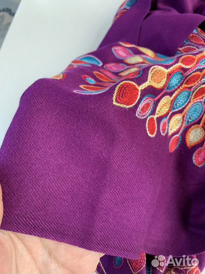 Палантин кашемир винтаж