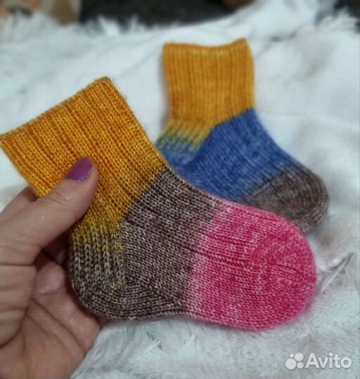 Детские носки ручной работы