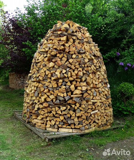 Дрова дубовые колотые