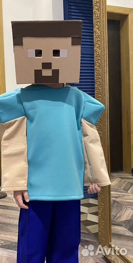 Костюм Стива minecraft stiv