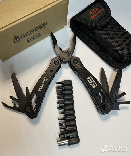 Нож мультитул gerber 9 в 1
