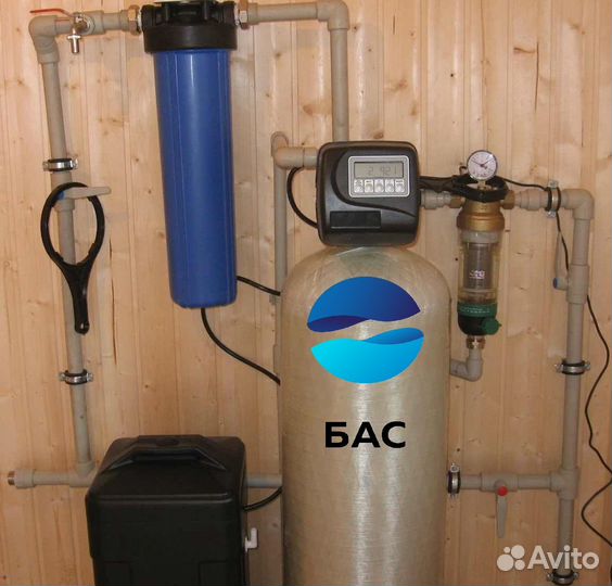 Обезжелезивание воды (Ручной клапан) /Фильтрация в