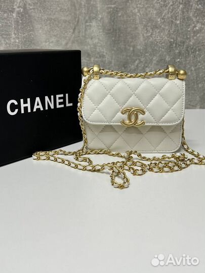 Сумка женская chanel из натуральной кожи