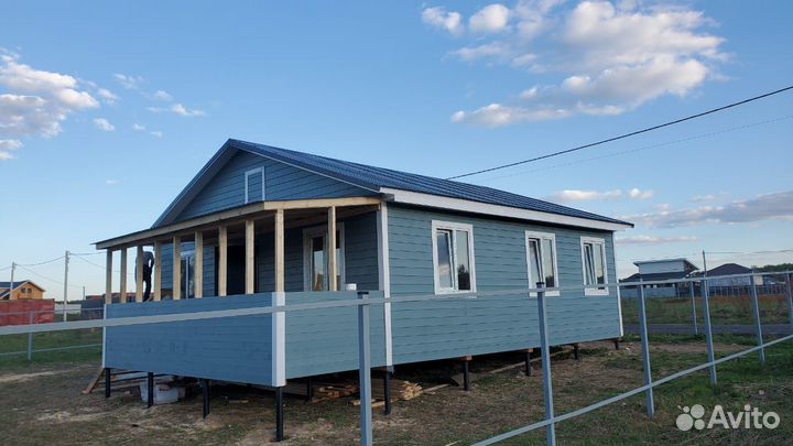 Каркасный дом 10х8