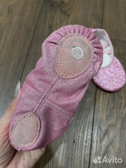 Чешки для танцев и гимнастики розовые 28 размер