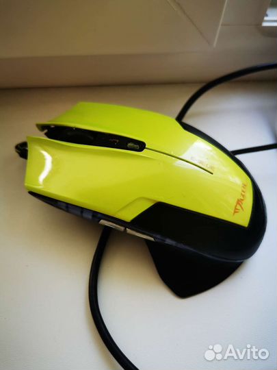 Игровая мышь razer, клавиатура и большой коврик