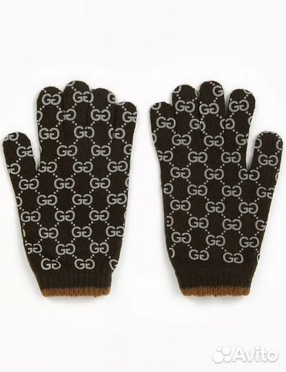 Зимние перчатки gucci