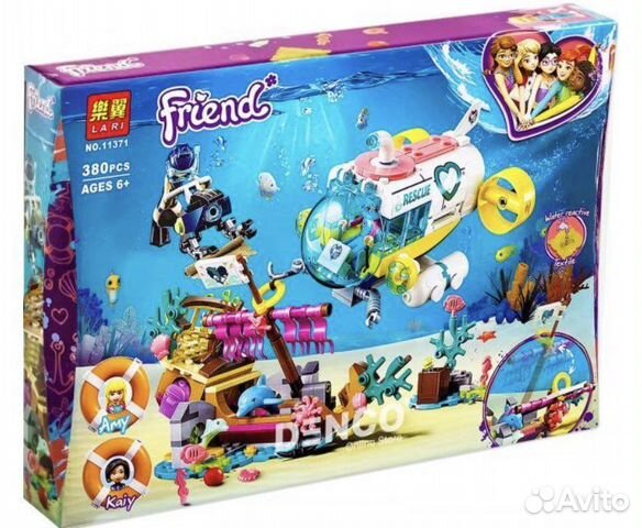 Конструктор Lari «Спасение дельфинов» Lego Friends