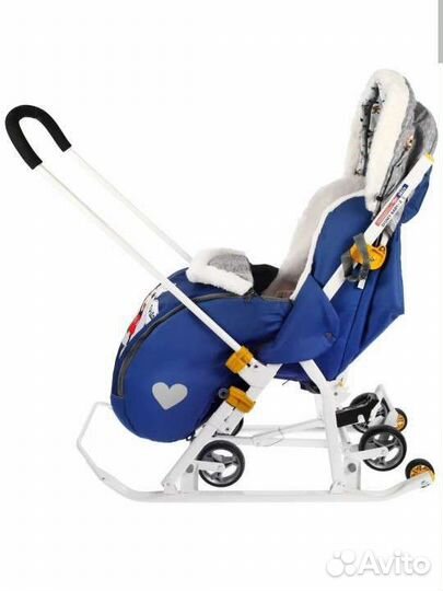 Детские санки с колесами