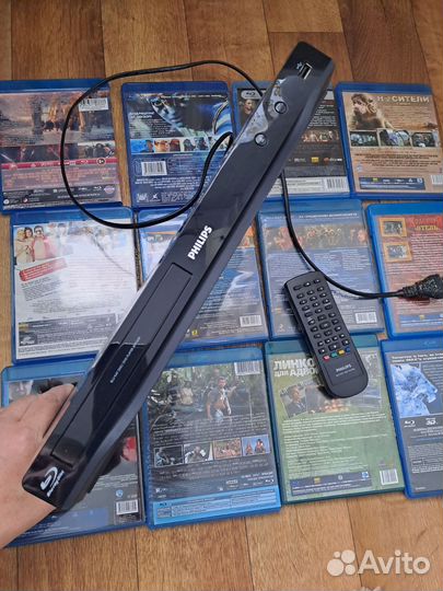 Blu ray плеер philips hdmi,Lan,usb + bd диски