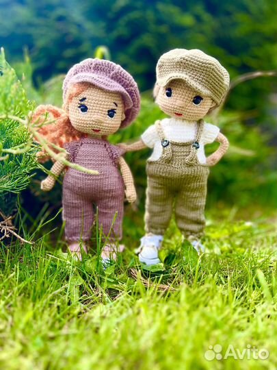 Вязанные куклы ручной работы
