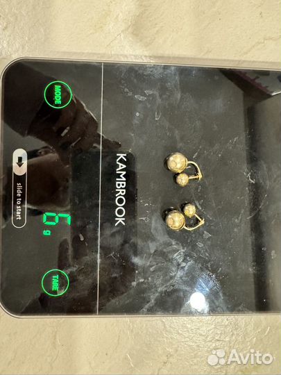 Золотые серьги