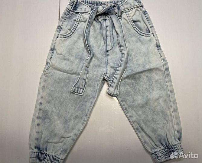 Джинсы кофта для девочки 86 92
