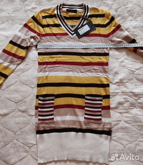 Джемпер женский удлиненный, новый, размер М