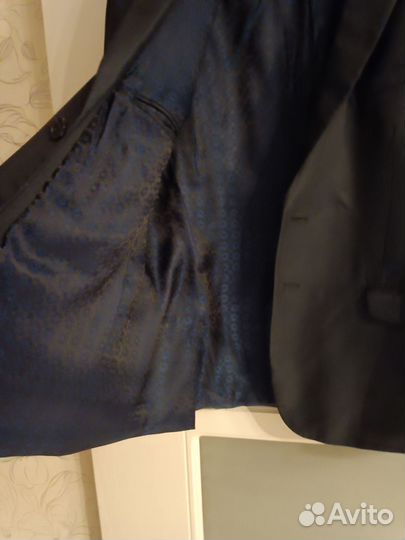 Пиджак шерсть шелк 54р