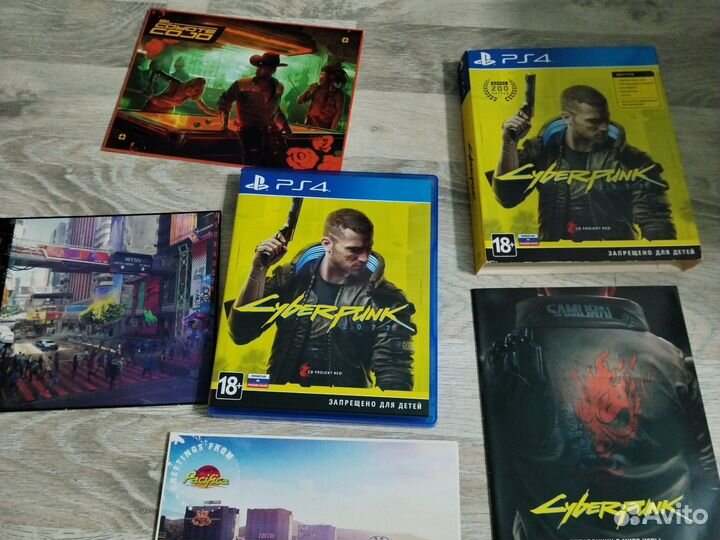 Диски с игрой CyberPunk 2077 для PS4