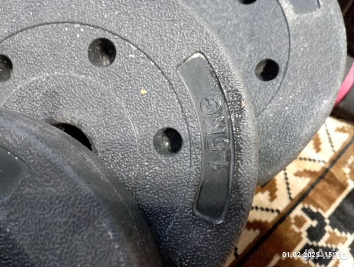 Продам гантели общий вес 40 кг