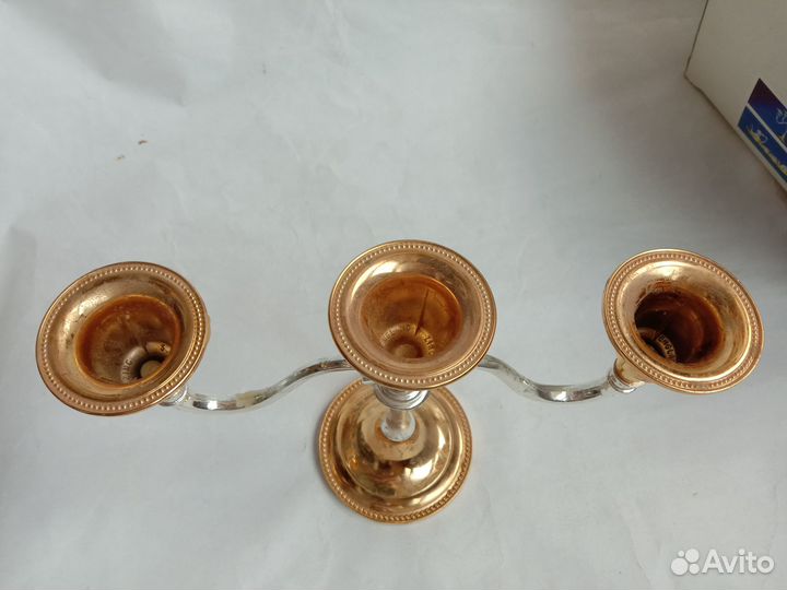 Подсвечник Серебрение Англия