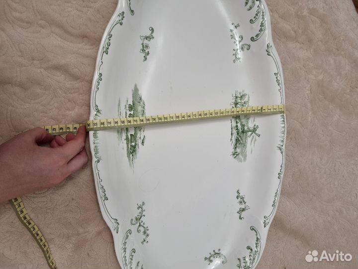 Антикварное блюдо. delft. Англия