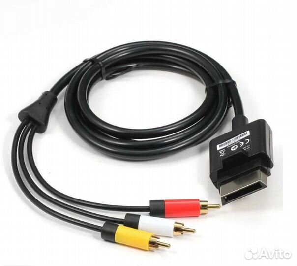 Шнур AV для приставки X-boxe 360 AV X-Box Slim
