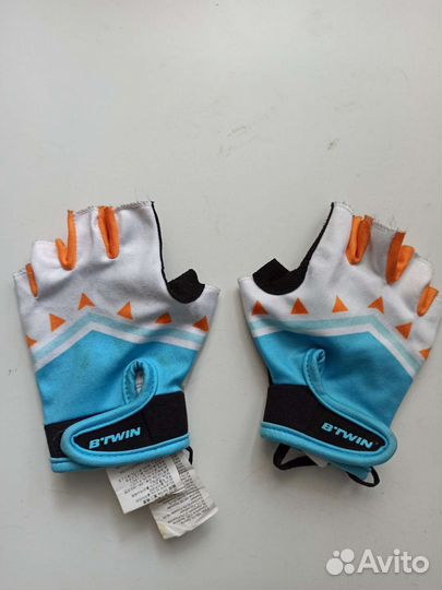 Перчатки детские для велосипеда Decathlon