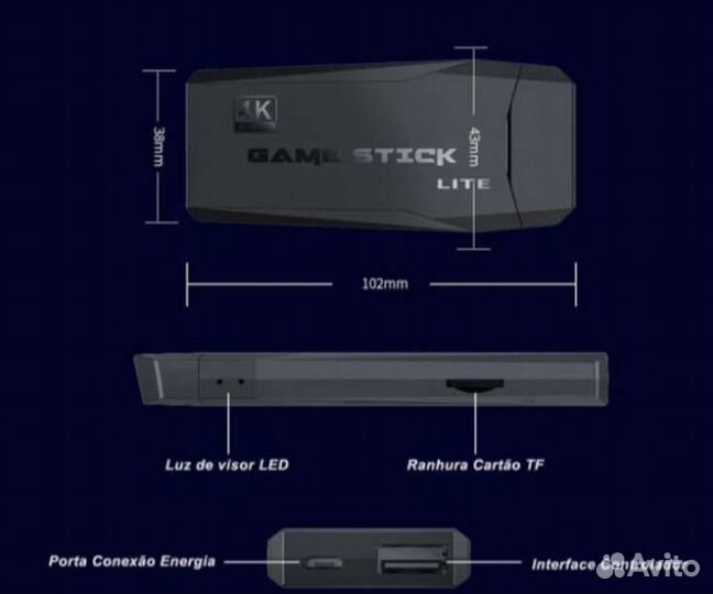 Игровая приставка Game Stick (64 gb)