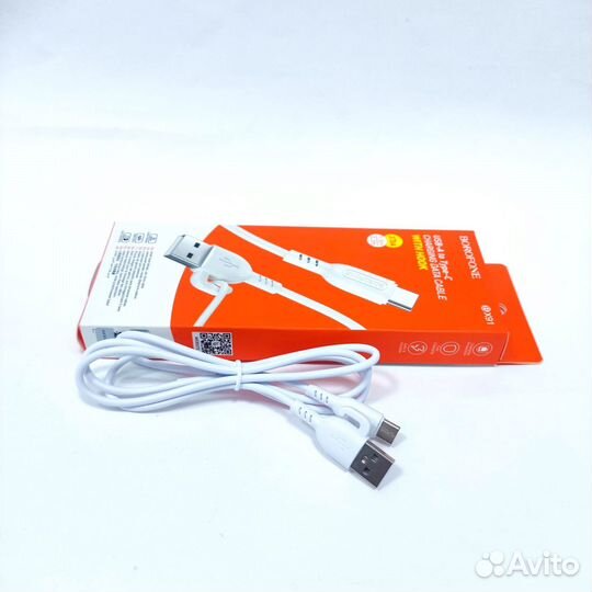 Кабель usb type c borofone BX91
