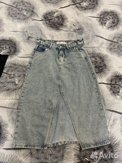 Джинсовая юбка