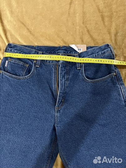 Джинсы carhartt утепленные с флисовым подкладом
