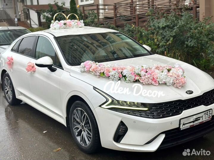 Свадебный декор на авто