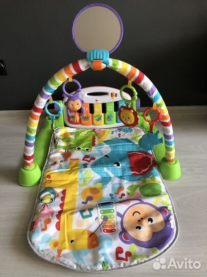 Коврик развивающий с пианино делюкс Fisher Price