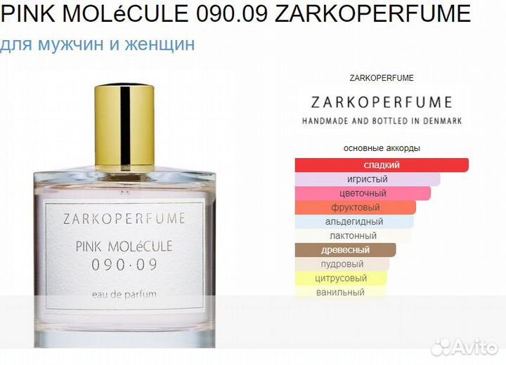 Духи Pink Molecule 090.09 Zarkoperfume 10 мл