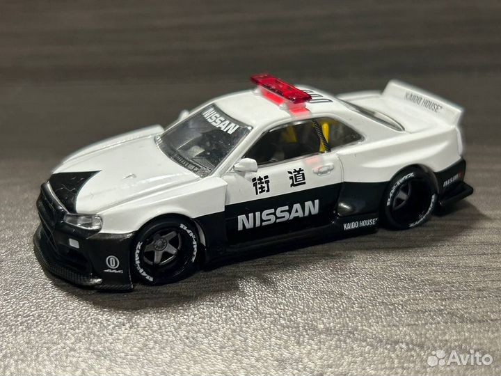 Nissan Skyline Gtr r 34 kaido House Mini gt 1:64