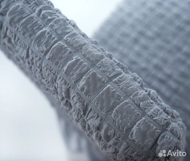 Чехол на стул со спинкой универсальный, цвет Серый