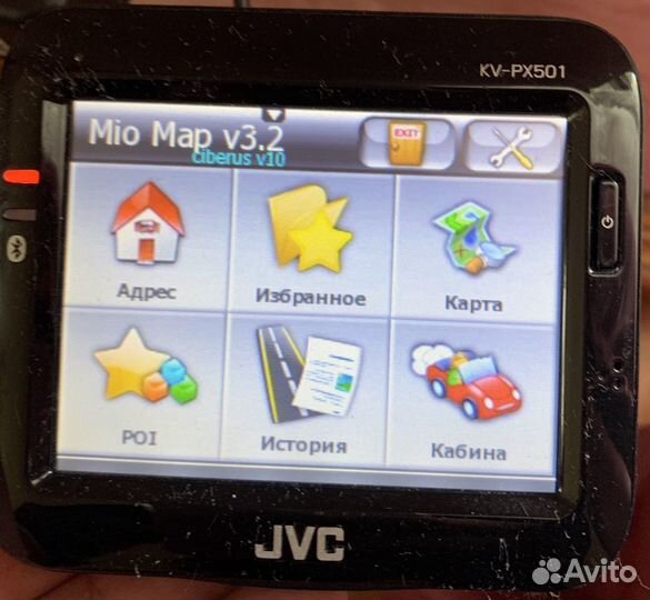 GPS навигатор JVC