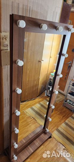 Зеркало напольное на колесах бу