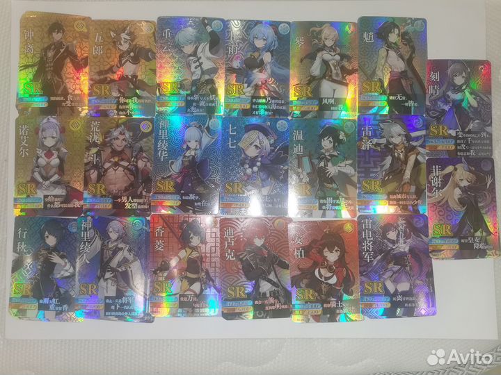 Карточки Genshin Impact