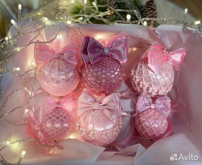 Новогодние шары ручной работы