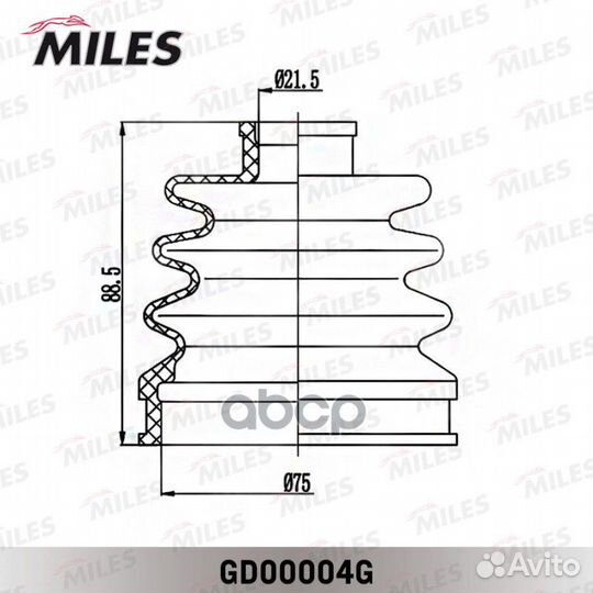 Пыльник шруса наружного Hyundai Accent 1.3i/1.5