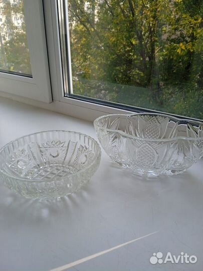 Салатник хрустальный
